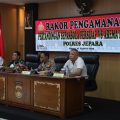 Polres Jepara Gelar Rakor Persiapan Pengamanan Liga 1 Antara Persijap Jepara vs Arema FC