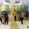 TNI-Polri Dan Masyarakat Di Donorojo Jepara Kompak Bersih-Bersih Tempat Ibadah