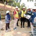 Bupati Jepara Tinjau Proyek  Betonisaai Jalan Raya Pendo Sawalan-Datar.