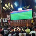 Warga Masyarakat Nobar Di Pendopo Kartini Jepara, Persijap Unggul 2 - 0 PSS Biak Meski Tanpa Penonton